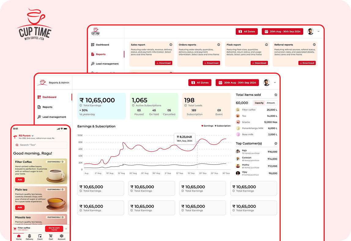 CupTime — VROOM-Powered Beverage Delivery Platform