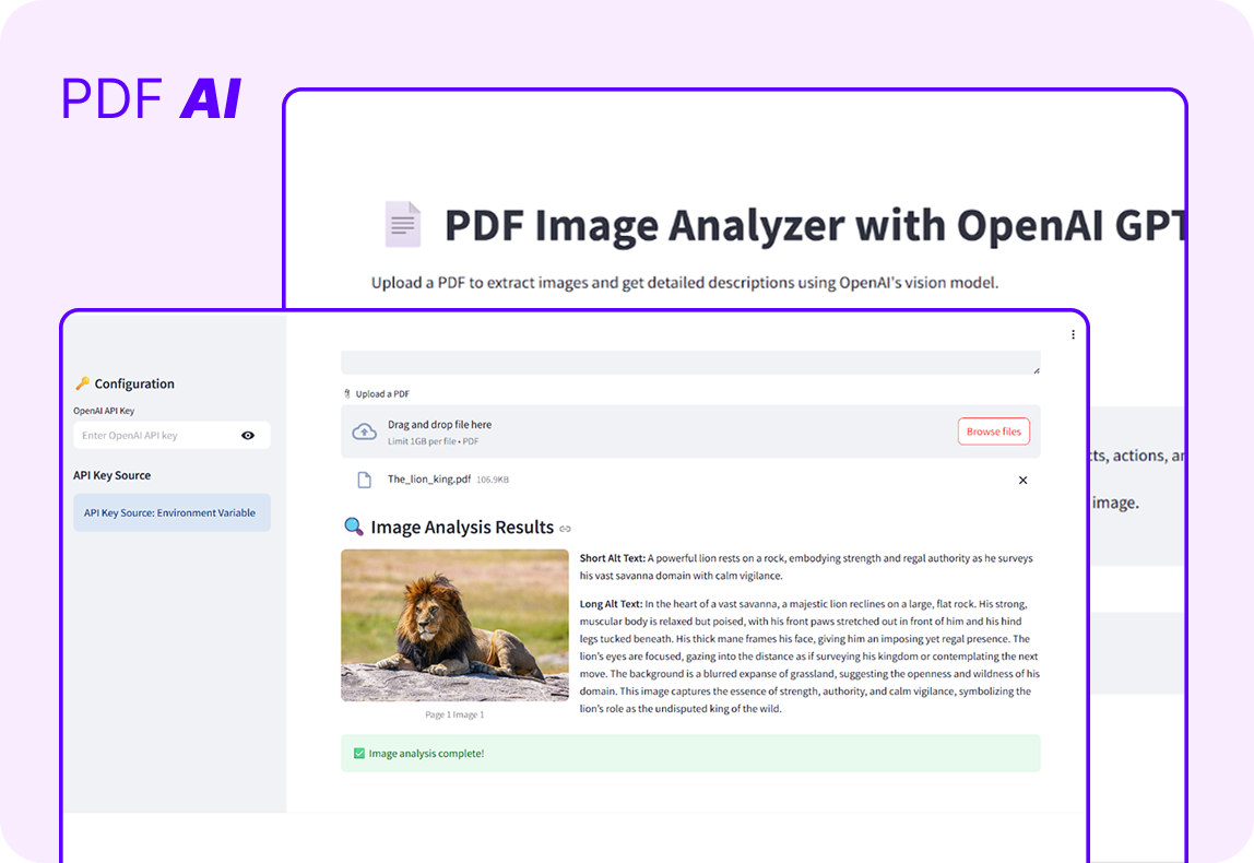 PDF AI — AI-Powered Image Analyzer