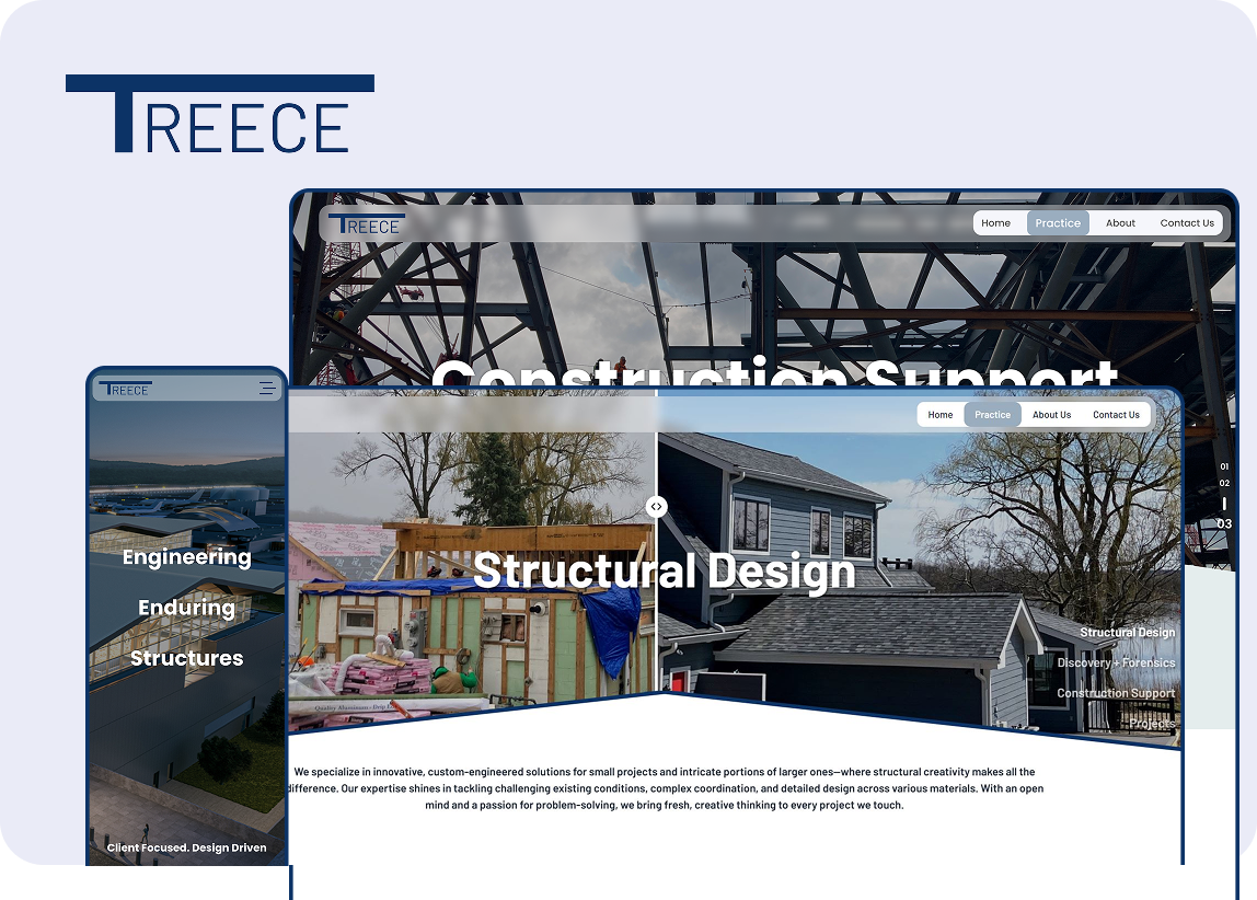 Treece-SE — Corporate Website for U.S. Engineering Firm