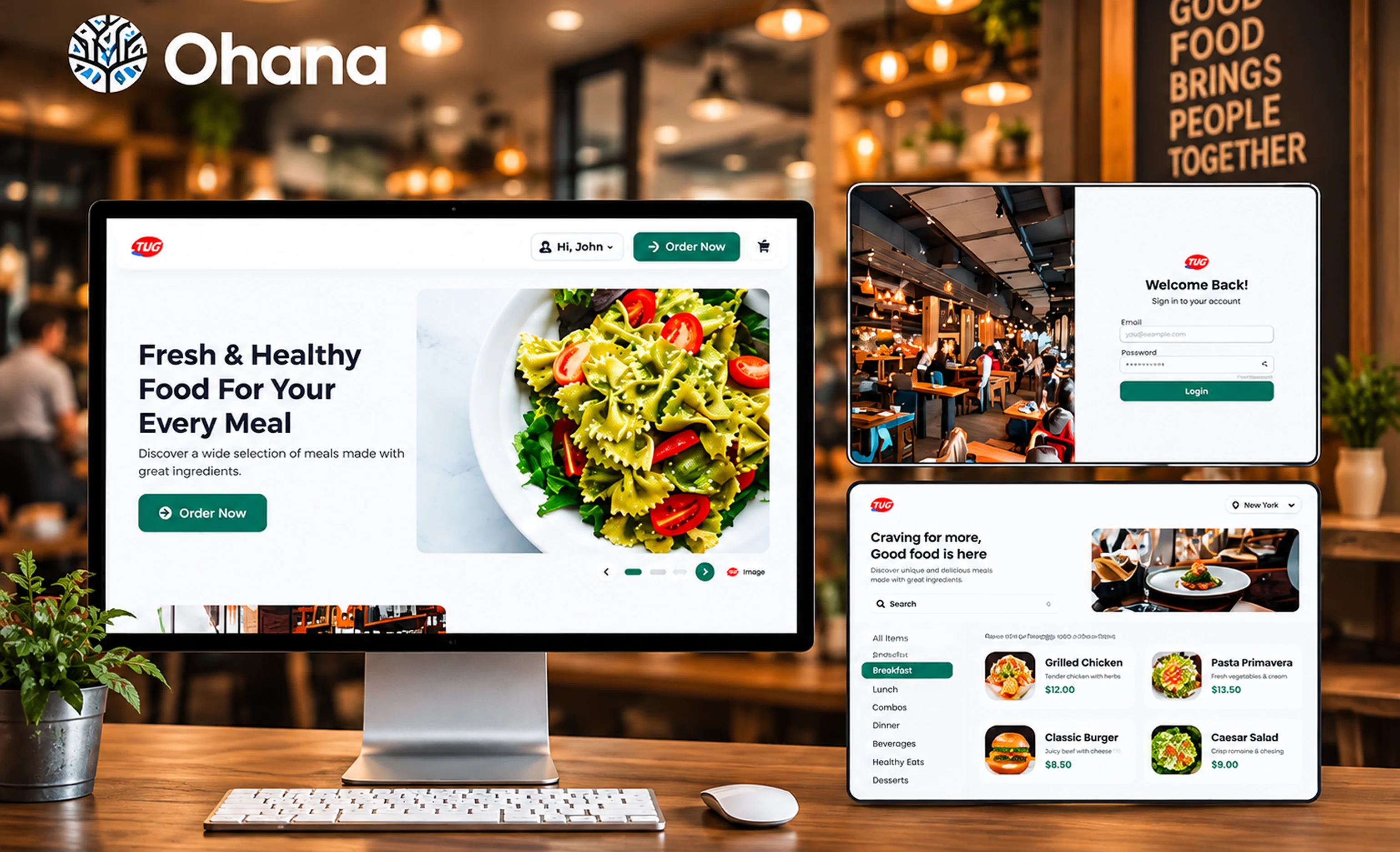 Food delivery app interface design case study